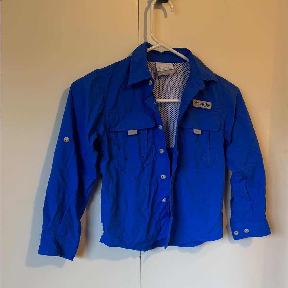 Columbia PFG Omni Shade Button Up Long Sleeve